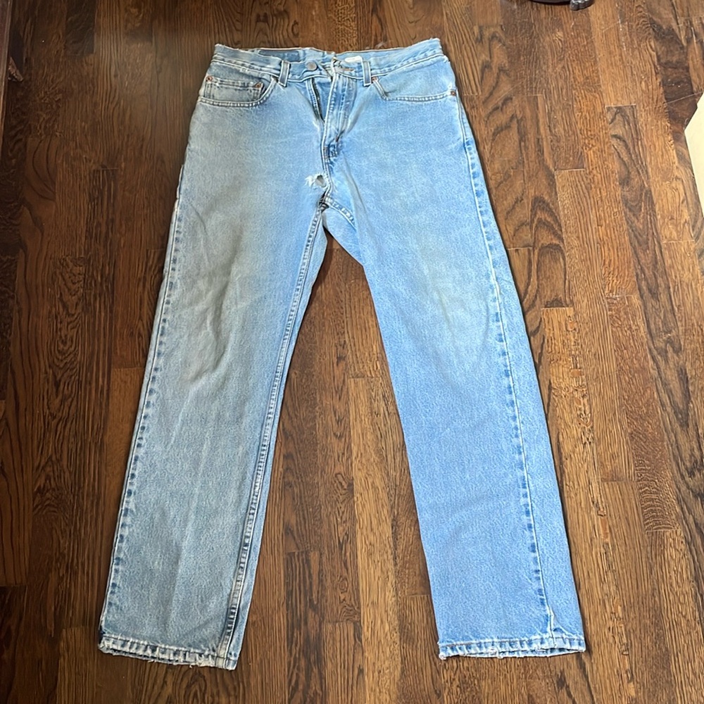 Vintage Levi’s 505 jeans, straight leg, 100% cotton size 31